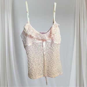 2005 pink flirty babydoll tank